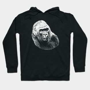 Gorilla portrait Hoodie